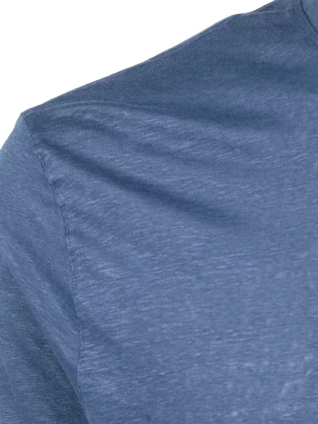 Tricou Filippo De Laurentiis cu decolteu rotund albastru