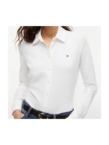 Bluză Tommy Hilfiger alb