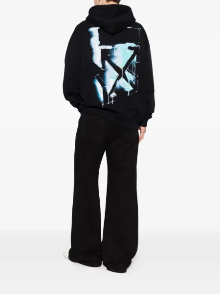 Șnur de strângere hanorac cu glugă Off-white alb
