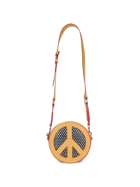 Cu centură curea Moschino cu buline galben