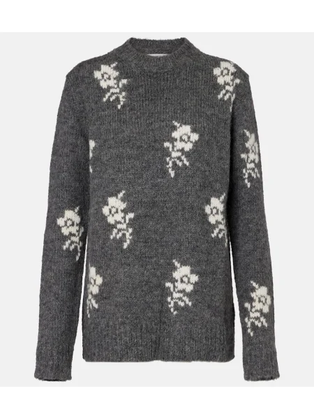 Pulover Jil Sander de lână gri