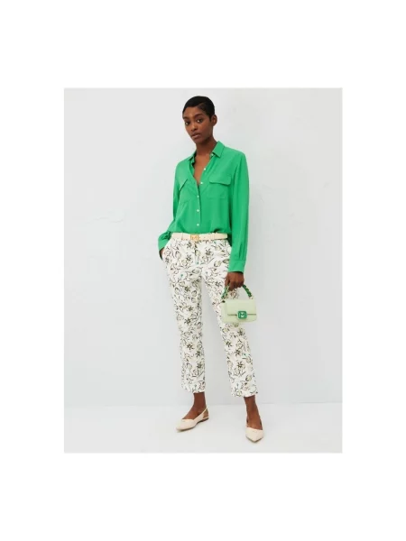 Pantaloni Marella alb