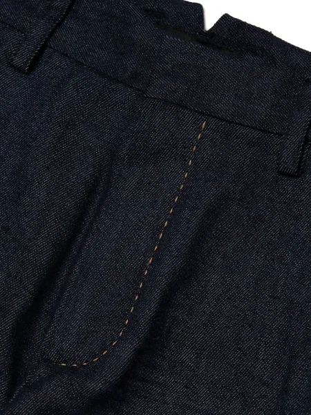 Jeansy straight leg dziecięce Dsquared2 niebieskie