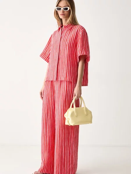 Льняные брюки Marimekko