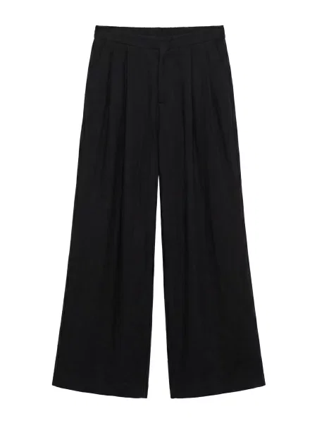 Pull&Bear Pantaloni cu dungă negru