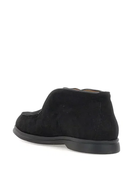 Pantofi loafer Duca Heritage din piele de căprioară negru