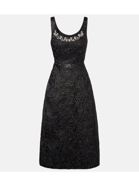 Sukienka koktajlowa Simone Rocha garniturowa czarna