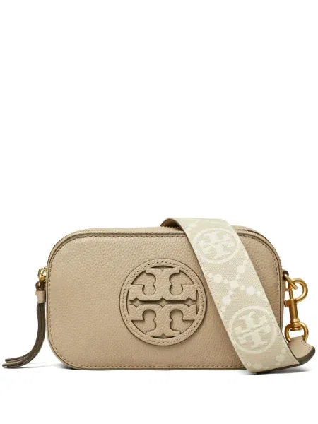Кожена кожена чанта Tory Burch