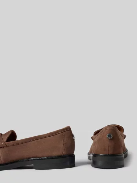 Steve Madden mokasyny zamszowe Adison brązowe