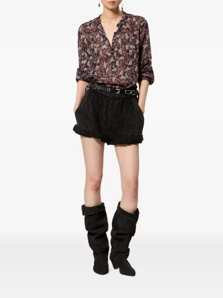 Pantaloni scurți Marant Etoile negru