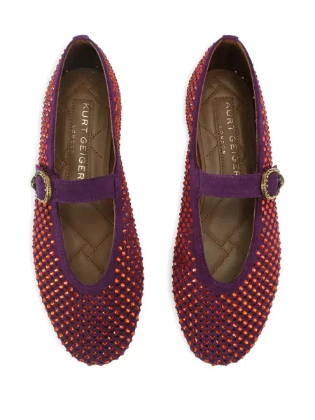 Balerini Kurt Geiger London de cristal violet