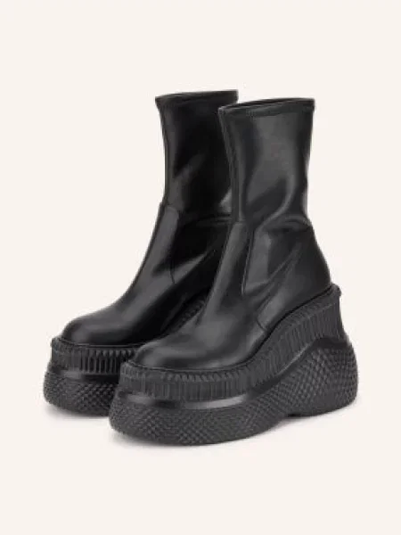 Casadei Boots S Platformou černá