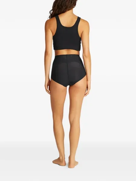 Мрежести бикини Calvin Klein Underwear черно