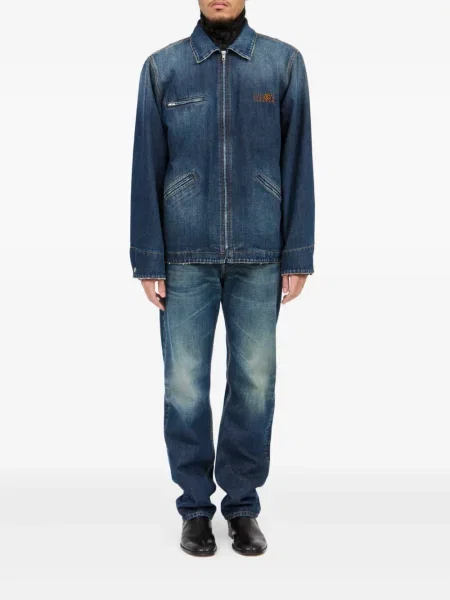 Geacă de blugi Mm6 Maison Margiela albastru
