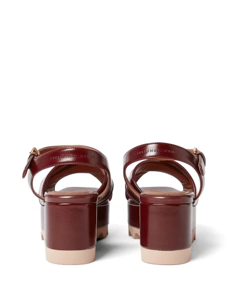 Sandale Stella Mccartney cu bretele roșu