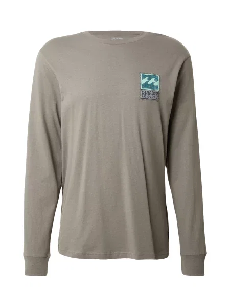 BILLABONG Tricou Stamp albastru aqua / taupe / mov liliachiu gri
