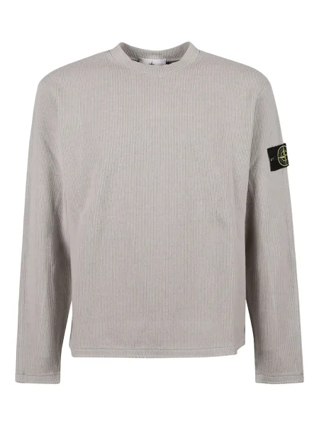 Pulover Stone Island cu strasuri gri