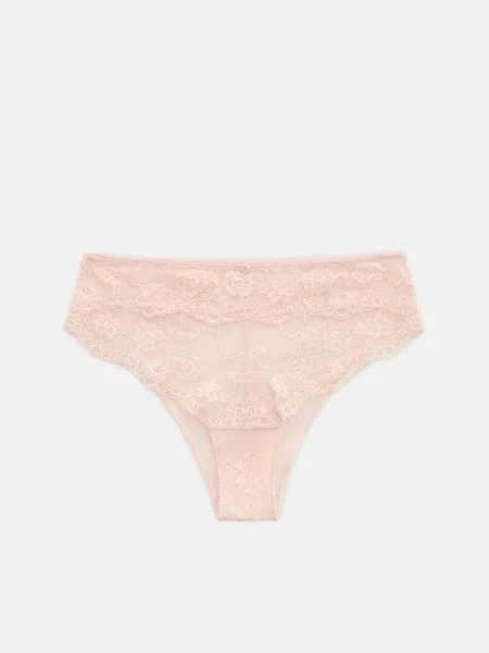 Кружевные слипы Reserved розовые