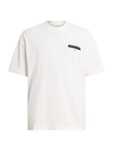 AllSaints Tricou REDACT negru alb
