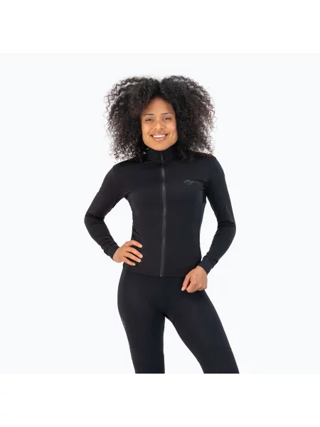 Дамски суитшърт за колелоездене Rogelli Distance black черно