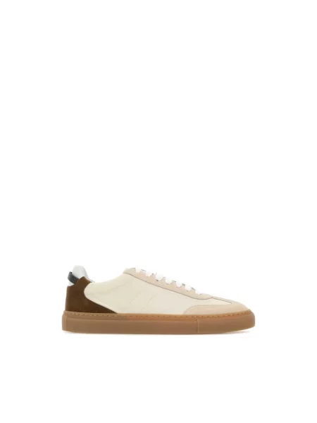 Sneakersy Brunello Cucinelli skórzane białe