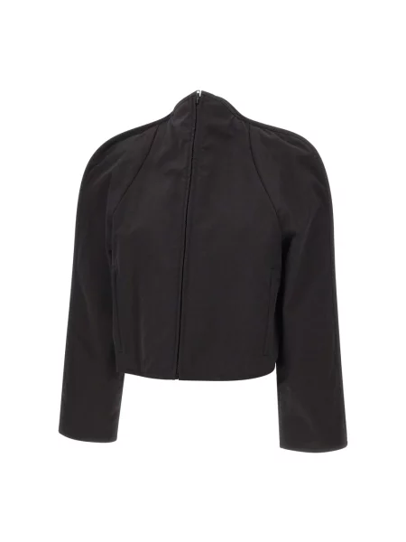 Krótka ocieplana kurtka Mm6 Maison Margiela czarna