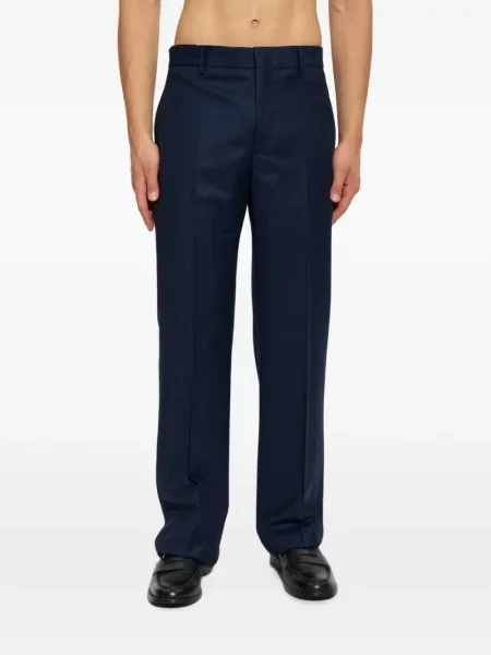 Pantaloni Etro de lână albastru