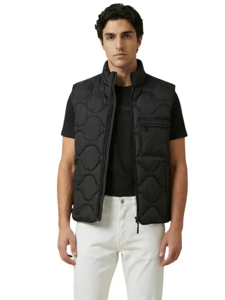 Vestă denim Calvin Klein negru