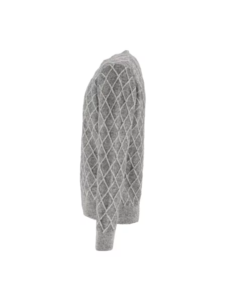 Sweter Ballantyne szary