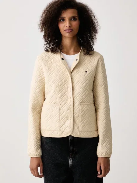 Tommy Hilfiger jachetă pentru femei bej