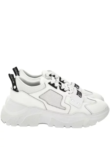 Sneakerși Versace Jeans Couture plasă alb