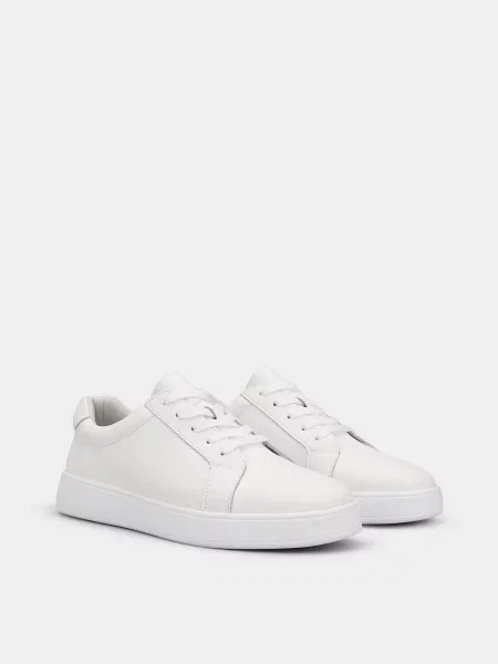 Кеди низькі Braska шкіра з покриттям білий