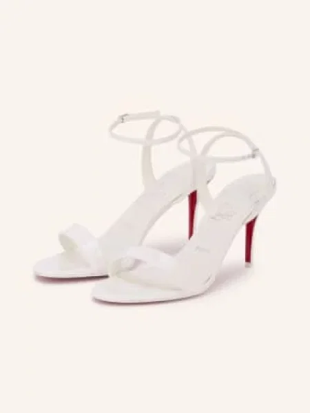 Christian Louboutin Sandałki Miss Z 80 weiss białe