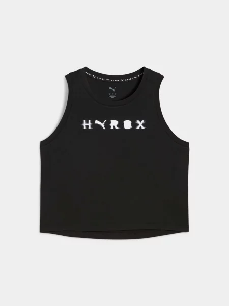 Майка спортивна PUMA Hyrox Clspn Thermo Crop Tank комбінований верх чорний