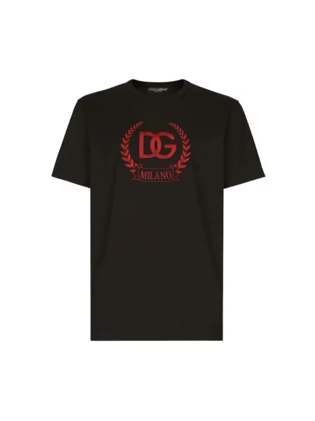 Koszulka Dolce And Gabbana z logo czarna