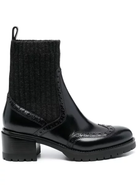 Botine chelsea Santoni negru