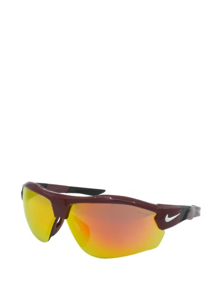 Ochelari de soare Nike de catifea cu autograf retro alb