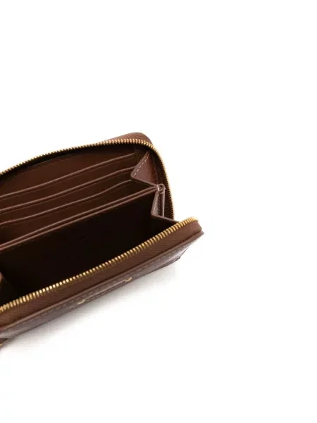Iš natūralios odos piniginė Mulberry ruda