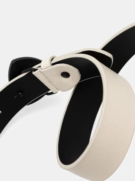 Ремінь Blauer з ремінцями бежевий