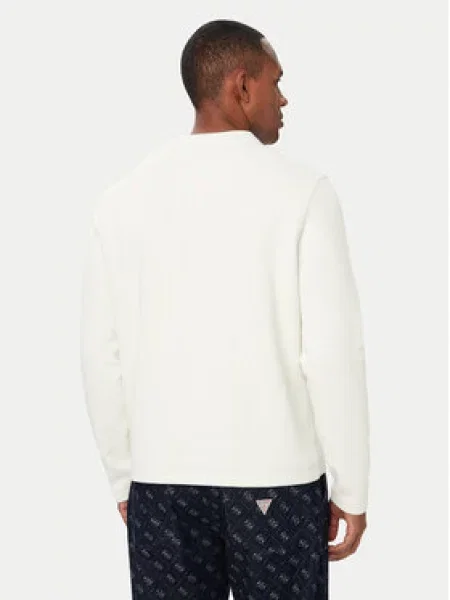 Guess Jeans Marškinėliai ilgomis rankovėmis Šviesiai smėlinė