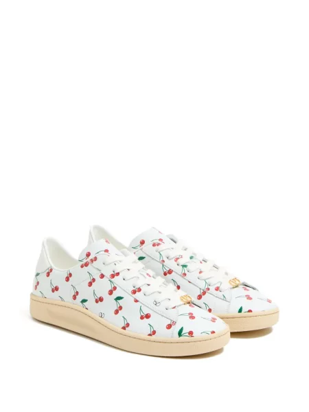 Sneakerși Valentino Garavani cu imagine alb