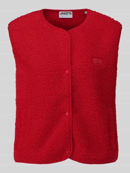 Kamizelka o kroju regular fit z detal z logo Jake*s Casual