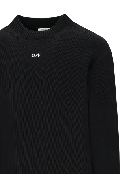 Pulover Off-white alb
