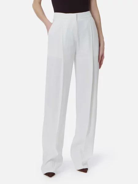 Брюки Elisabetta Franchi белые