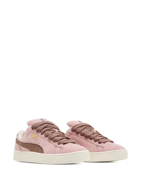 Sneakerși Puma Suede din piele de căprioară roz