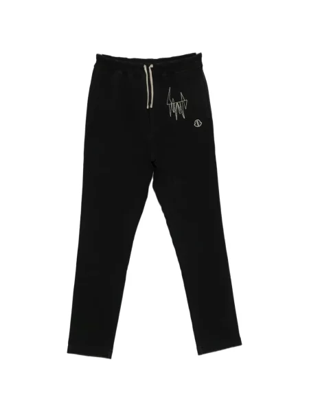 Pantaloni Moncler + Rick Owens cu broderie negru
