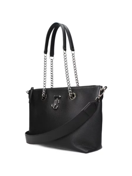 Geantă Jimmy Choo cu autograf negru