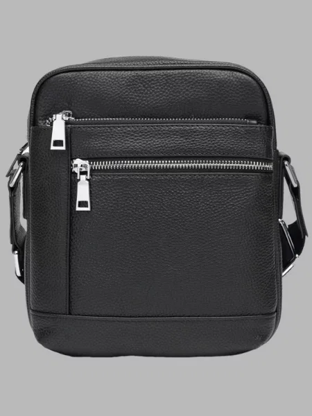 Кожаная сумка кросс-боди Ricco Grande черная