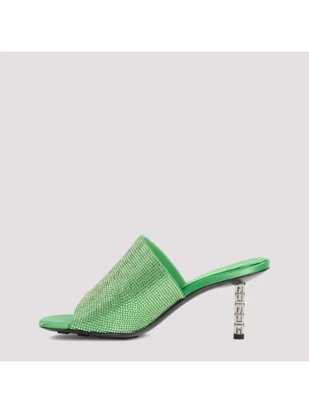 Klapki mules Givenchy zielone