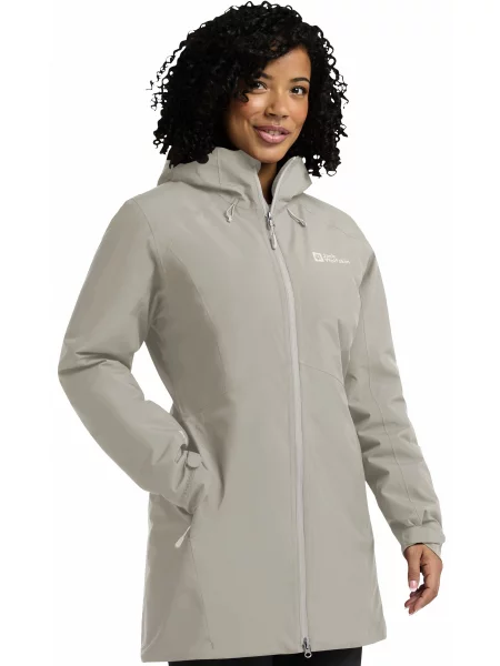 Зимова куртка Jack Wolfskin Heidelstein ins jkt w бежевий